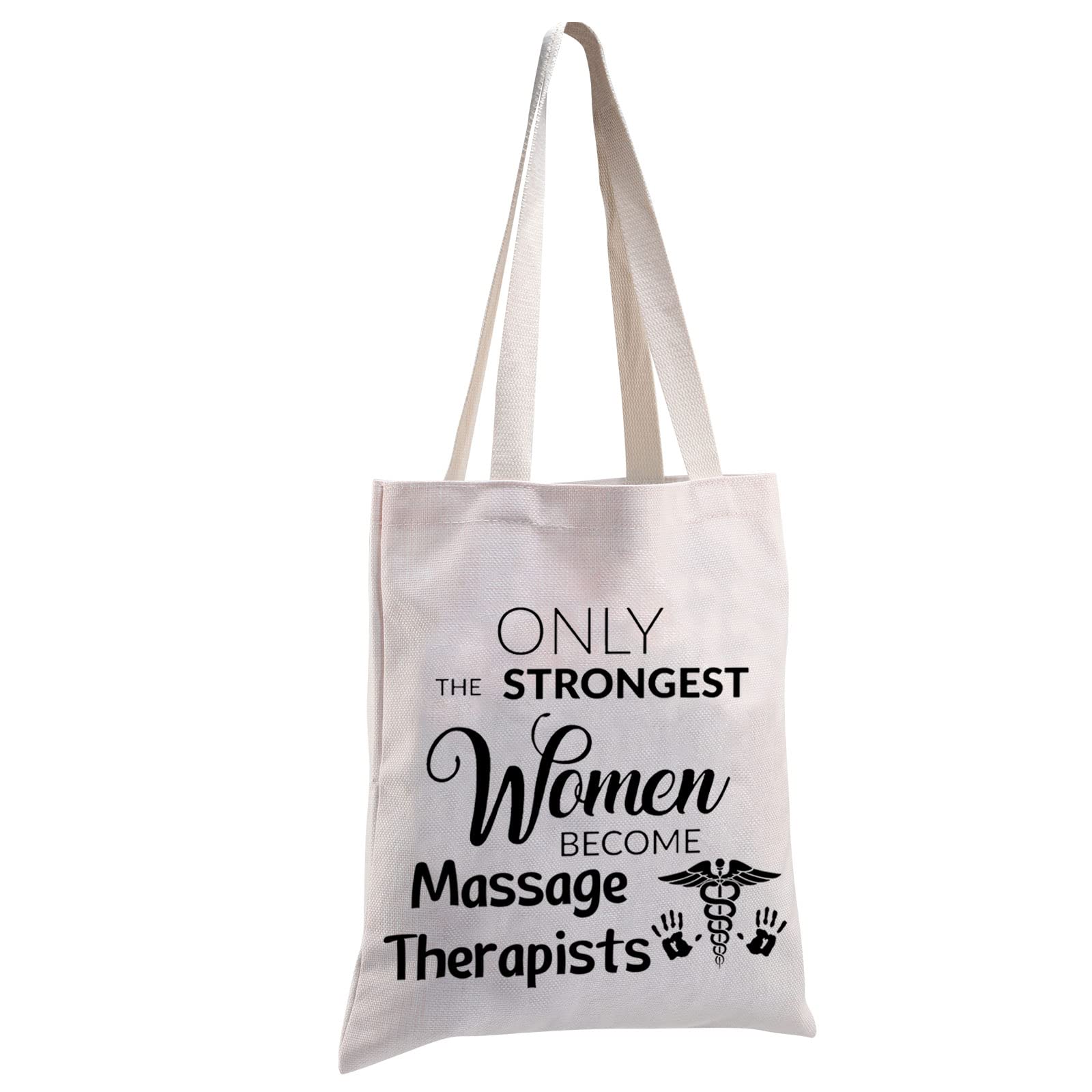 MBMSO Massage Therapist Tote Bag Massage Therapy Gifts for Women Massage Therapist Appreciation Gifts Shopping Bag