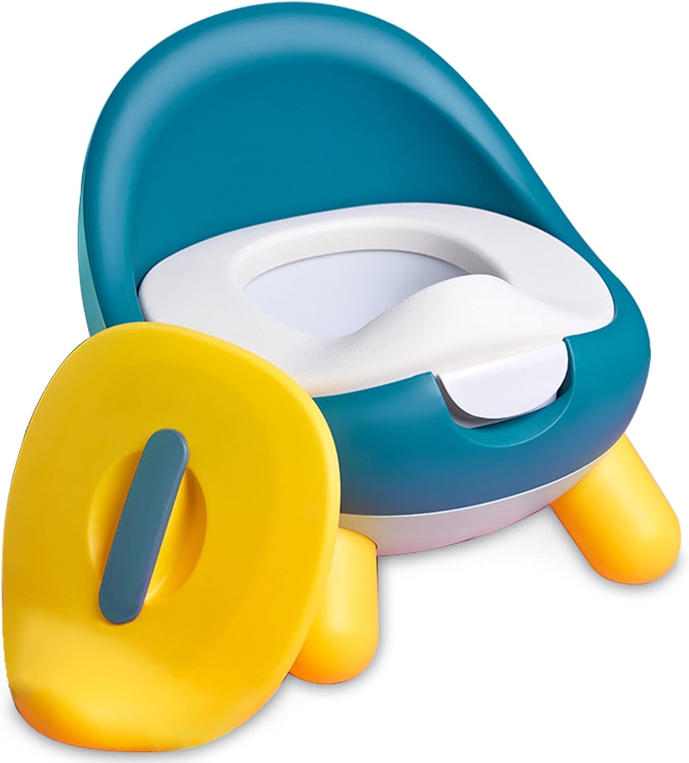 DOKIDDO Potty Training Toilet for Girls Toddlers Kids with Soft PU Potty Seat (Green