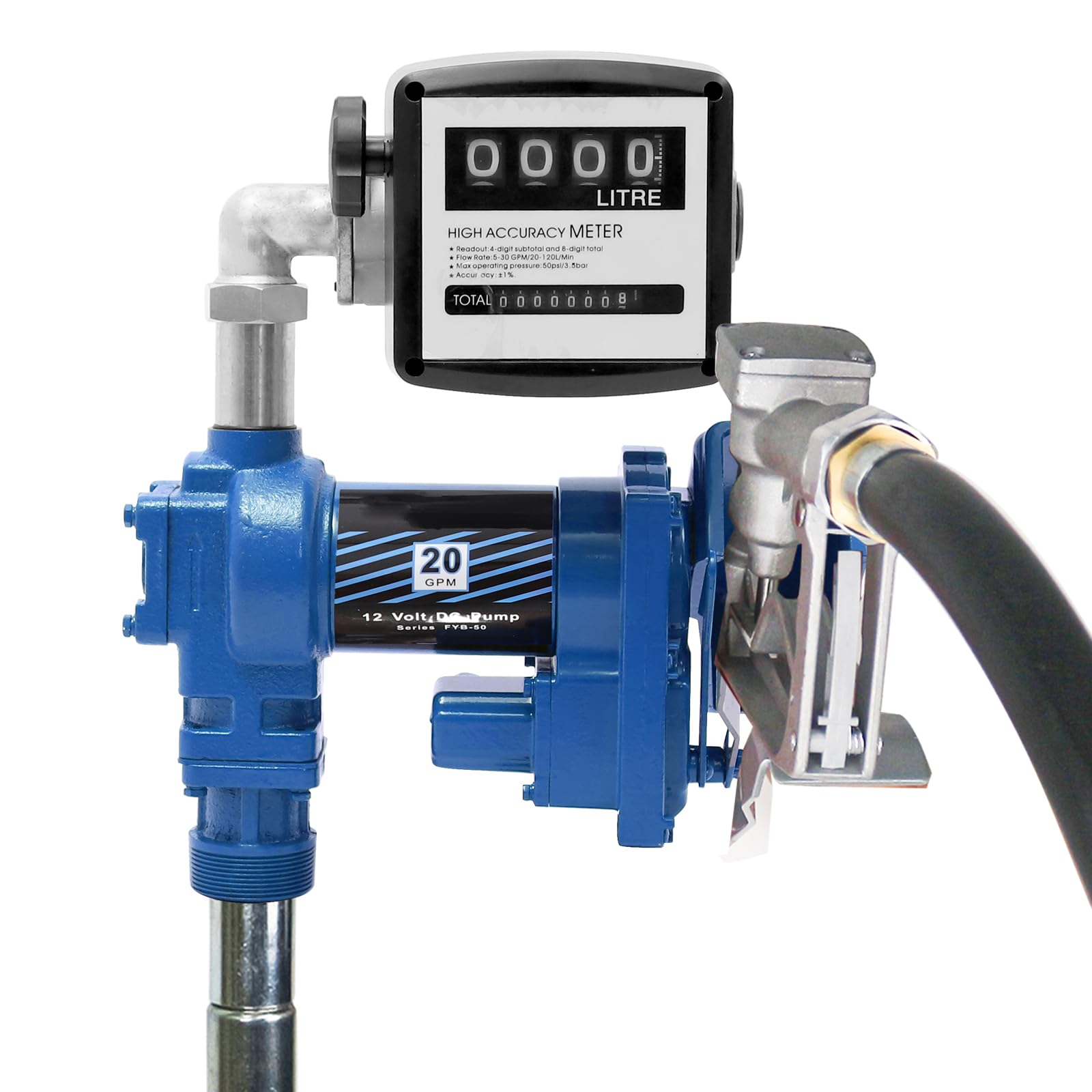 Amazon.com: 20GPM 12V DC Fuel Transfer Pump Gasoline Pump with