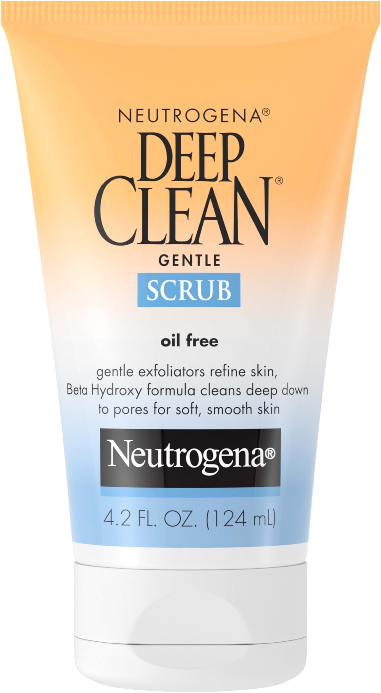 Neutrogena Deep Clean Gentle Daily Facial Scrub, Oil-Free Cleanser 4.2 fl. Oz