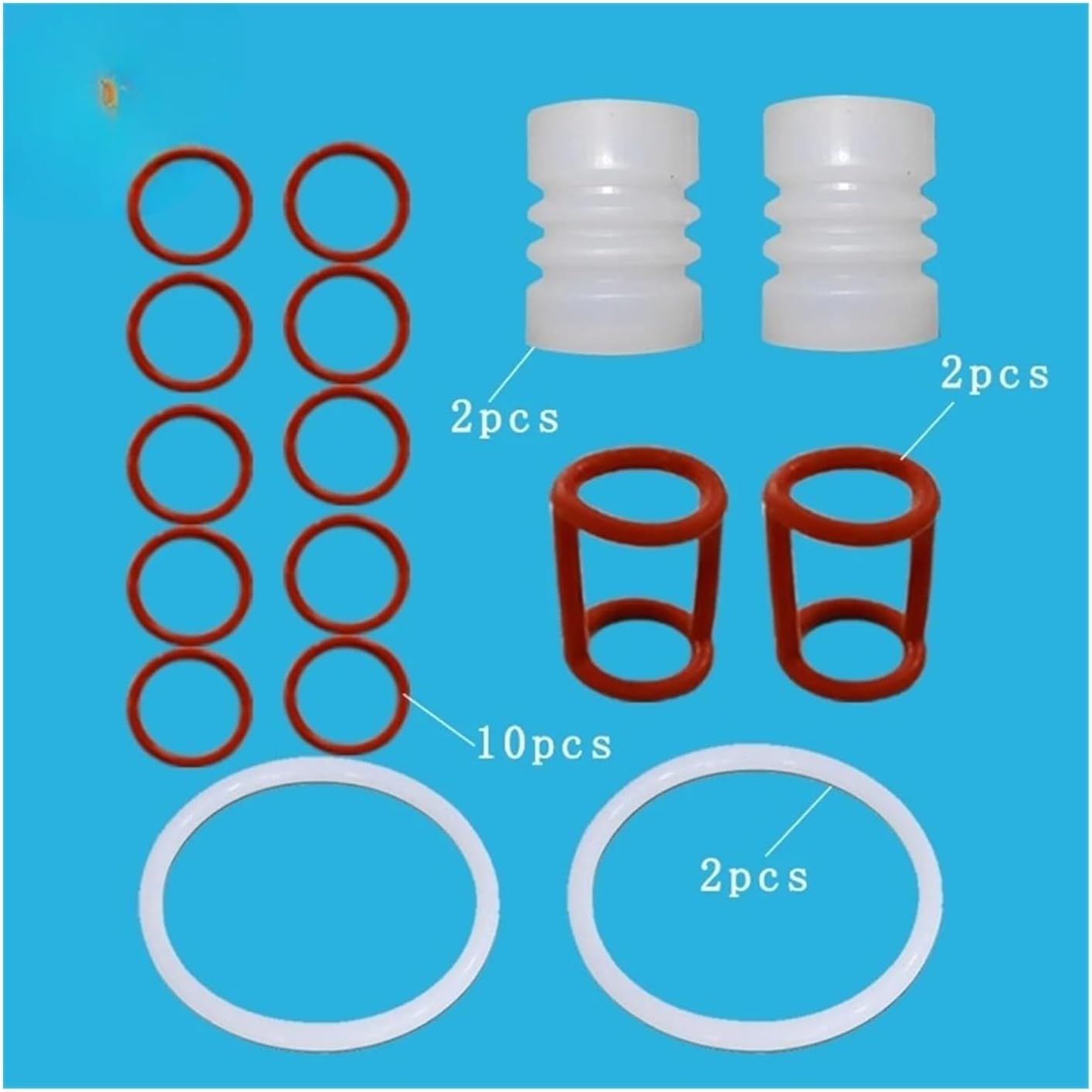 16 Pieces A Bag of Seal Rings Ice Cream Machines Spare Parts Soft Serve Machine Accessories Replacement