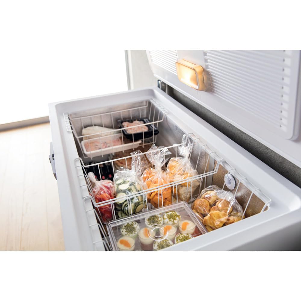 Whirlpool WHE39352 FO, Congelatore A Pozzetto, 390 L, 91,6x140,5x69,8 cm, Tecnologia FastFreezing, Bianco