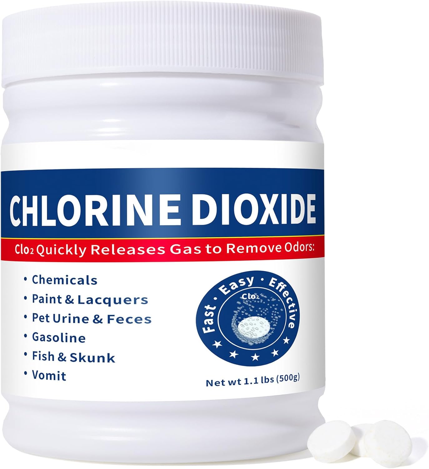 Car Odor Remover - Powerful Car, House, Pet Odor Remover - Fast, Deep Deodorizer - Safe After Use - 1 Pack