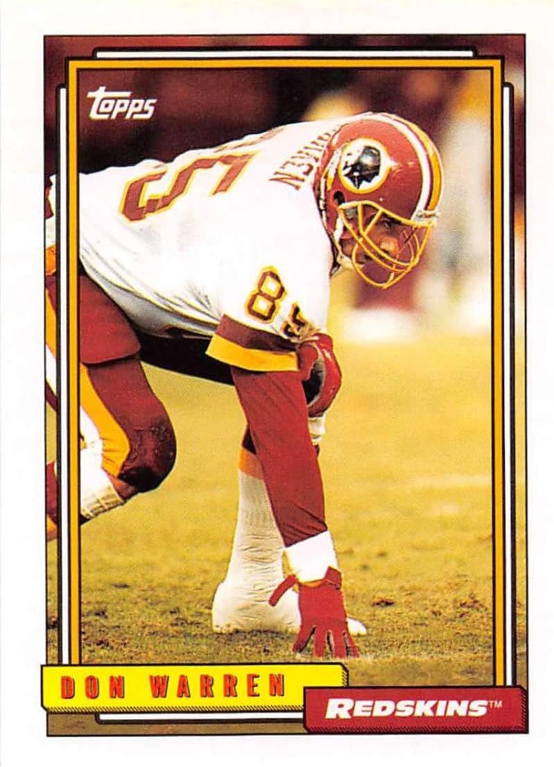 1992 Topps Series 2 Football 363 Don Warren Washington