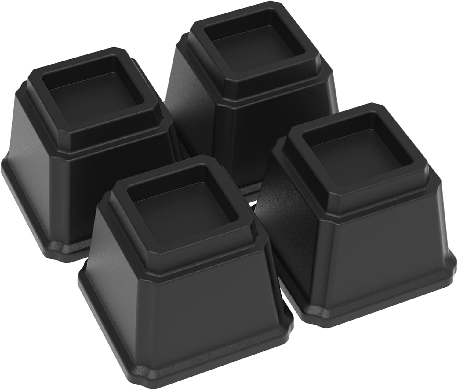Napnapday Bed Risers 4 Inch Heavy Duty 4 Pack Bed Furniture