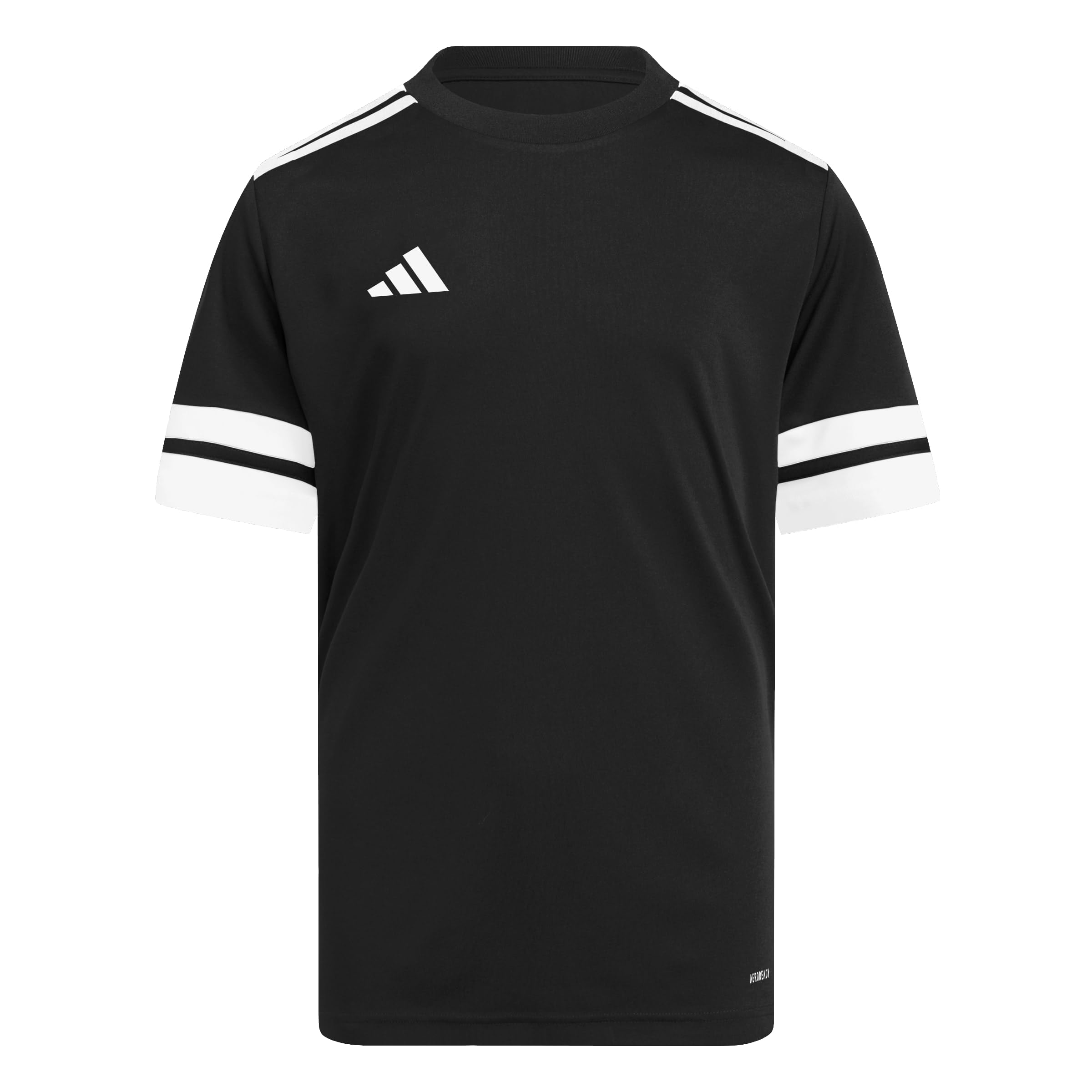 adidas Unisex Kids Squadra25 Jersey Short Sleeve Kids Shirt, Black/White, 5-6 Years