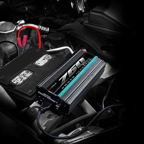 Miniatura 4 de Schumacher PI-750 DC a AC Inversor de corriente digital para automóviles - 750W - con tomas de corriente alterna para dispositivos y accesorios