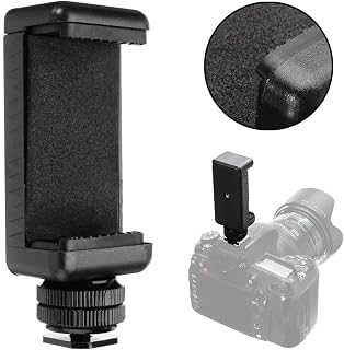 NEOHOOK 1/4" Flash Hot Shoe Screw Adapter Tripod Mount Phone Clip Bracket Holder Mount for DSLR SLR Camera Photography Pho... Price In India