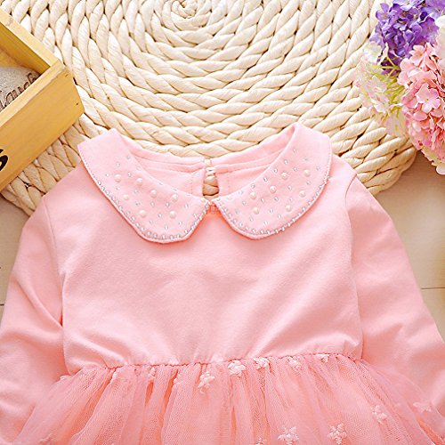 6m-4Years Babygirls and Infant Girls Jean Jackets Floret and Dress T-Shirts with Jeans Clothing Sets(1-2,Orange)