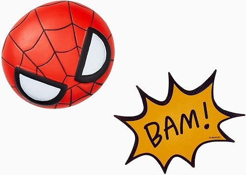 Yoobi x Marvel Borrador y sacapuntas de lápiz, Spider-Man Bam!, borrador blando, sacapuntas para niños, sin PVC y embalaje certificado FSC, bonitos