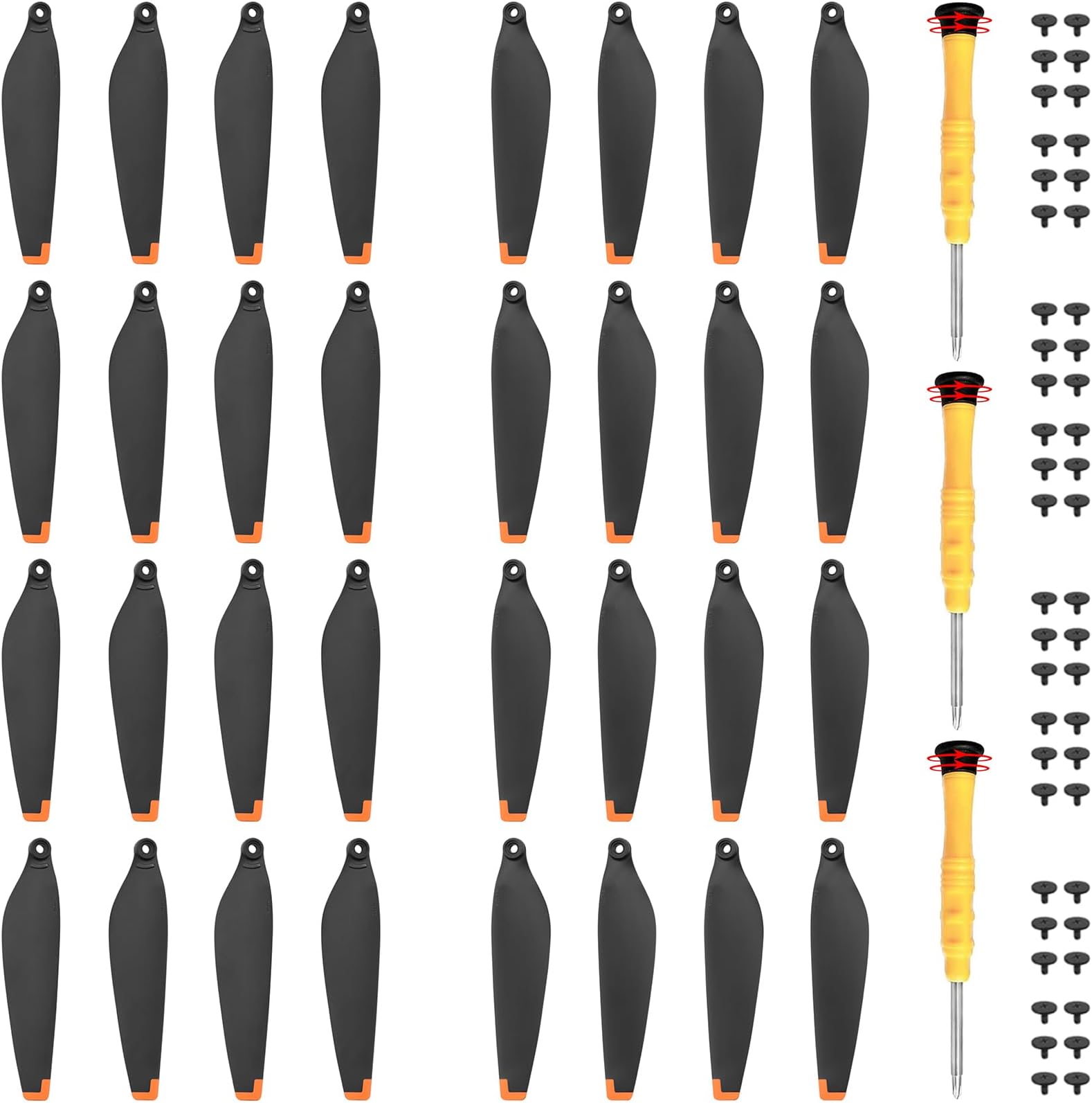 32 Pcs Propellers for DJI Mini 3 Pro, Replacement Low-Noise and Quick-Release Blades Props Wings Compatible with DJI Mini 3 Pro Accessories - NOT for Mini 3