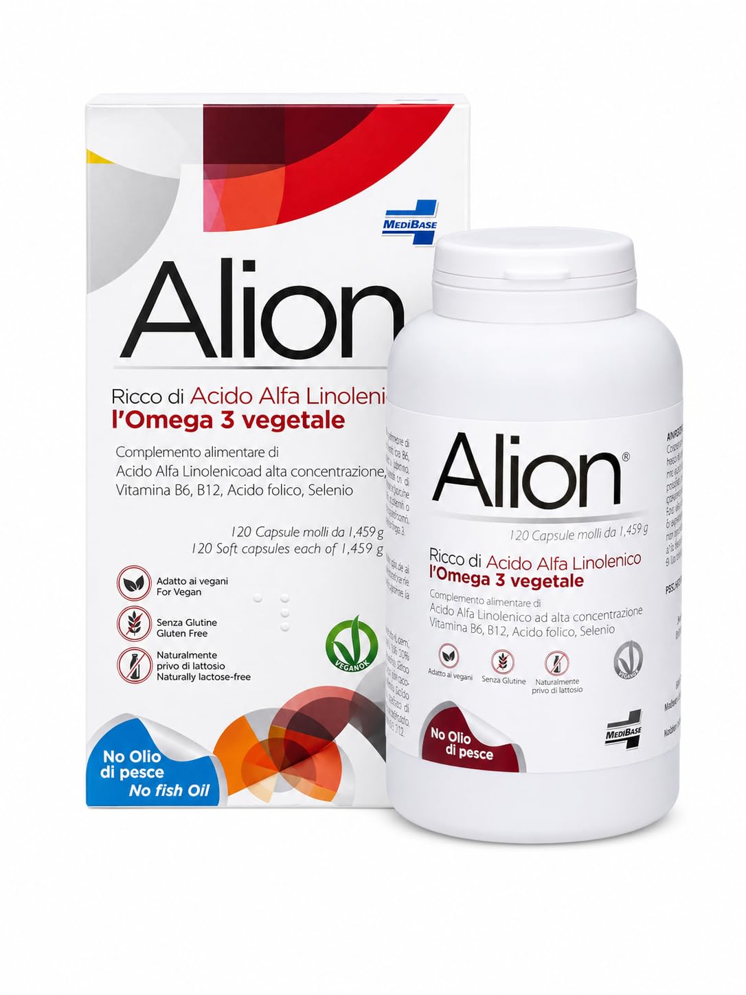 Omega 3 | Alion 120 capsule - vegano, senza lattosio, senza glutine - 100% vegetale