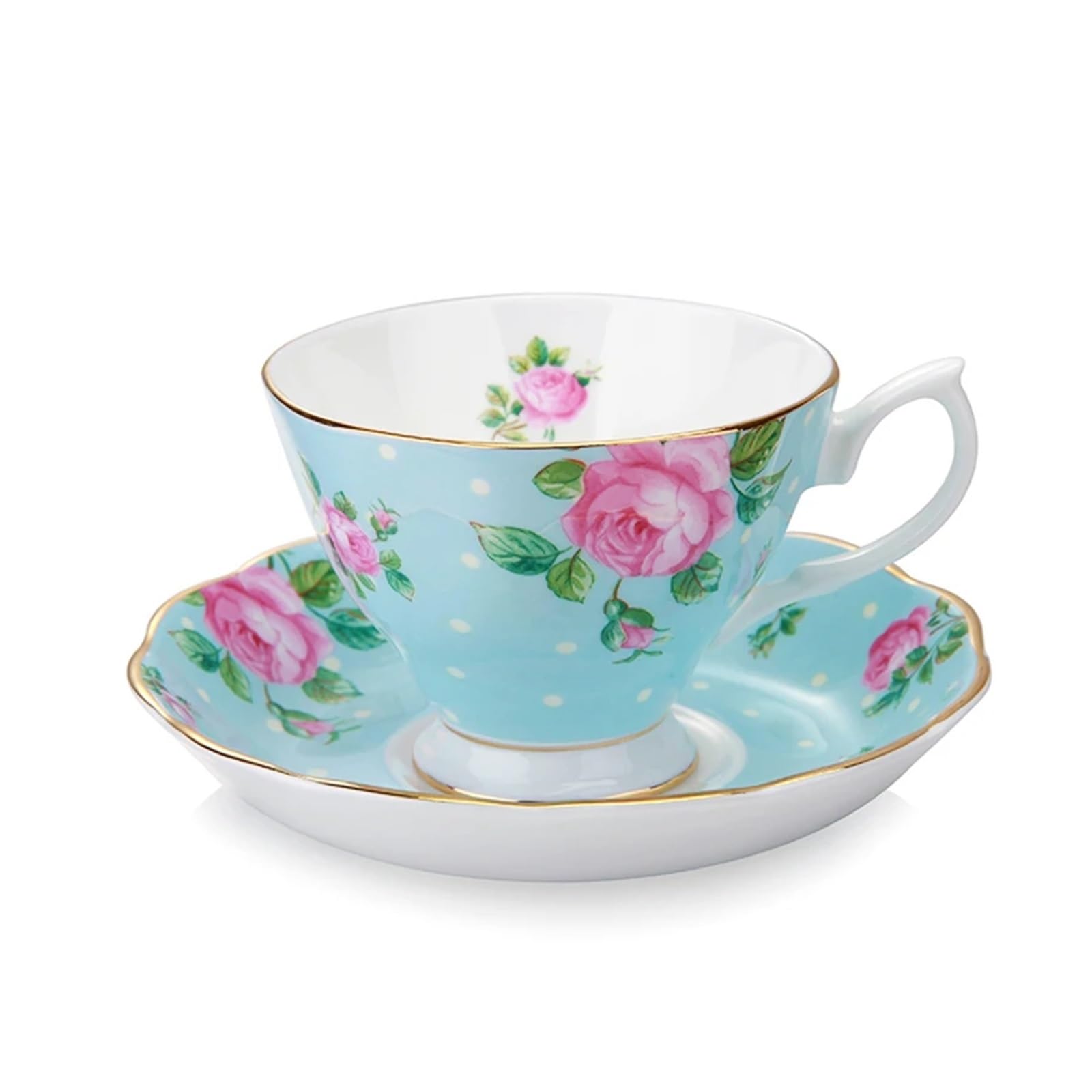 Duże ceramiczne kubki do kawy, Zestaw kubka do kawy i spodka herbaty, wielokolorowy, 170 ml(Dark Khaki)