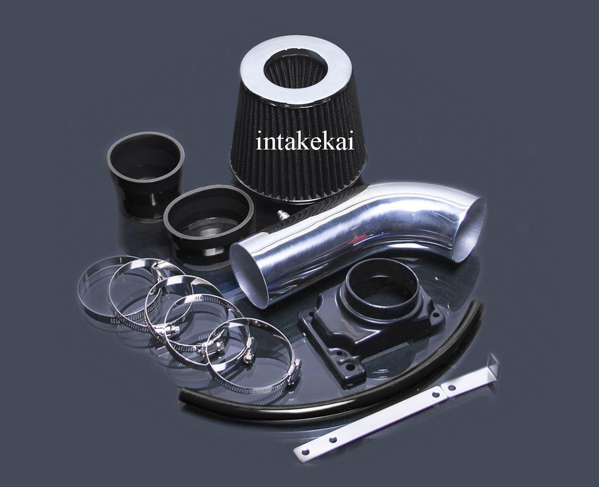 INTAKEKAI Performance Air Intake (Compatible with 1992-2003 Mitsubishi Montero/Montero Sport 3.0L V6 MODELS) (BLACK)
