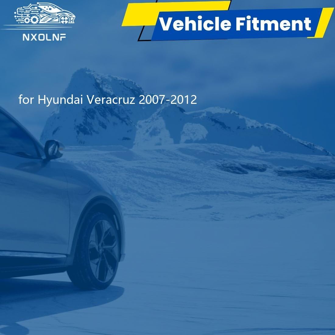 Brake Shoes - set of 1 Automotive Replacement Parking Brake Shoe for Hyundai Veracruz 3.8L 2007 2008 2009 2010 2011 2012