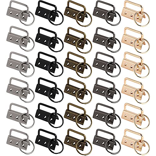 La Llareta Llavero Hardware de Muñeca, 30 Piezas 32mm Bolsa Correa Clips, Hebilla de Cincha de Metal, para cinturones Suministros de Hardware de Correas de Cinta (5 Colores)