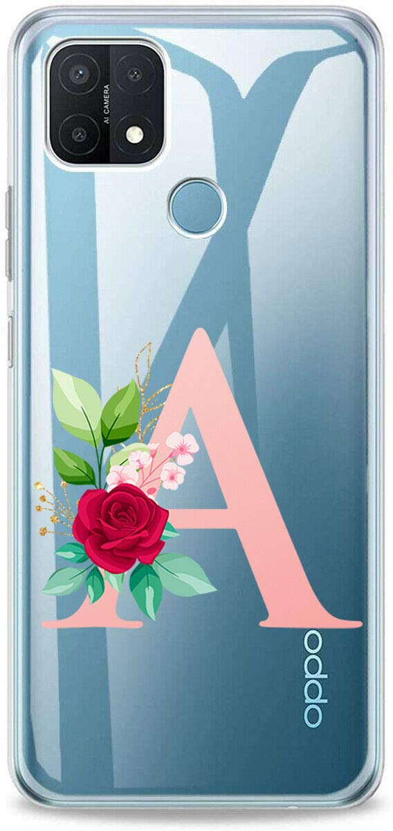 Mixroom - Cover Custodia Case In TPU Silicone Morbida Sfondo Trasparente Per Oppo A52 Fantasia STELLINE D'ORATE U1049