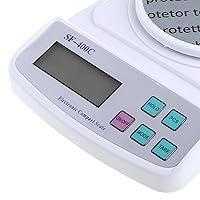 Vista 8 de 17.64 oz x 0.00 oz digital de alta precisión laboratorio balanza analítica balanza pantalla LCD balanzas de laboratorio compactas precisión pesa