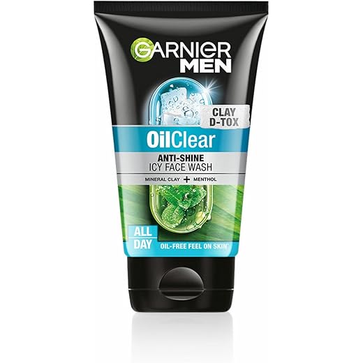 Garnier Men Clay Detox Face Wash 100g