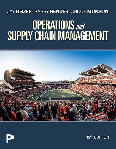 Operations and Supply Chain Management