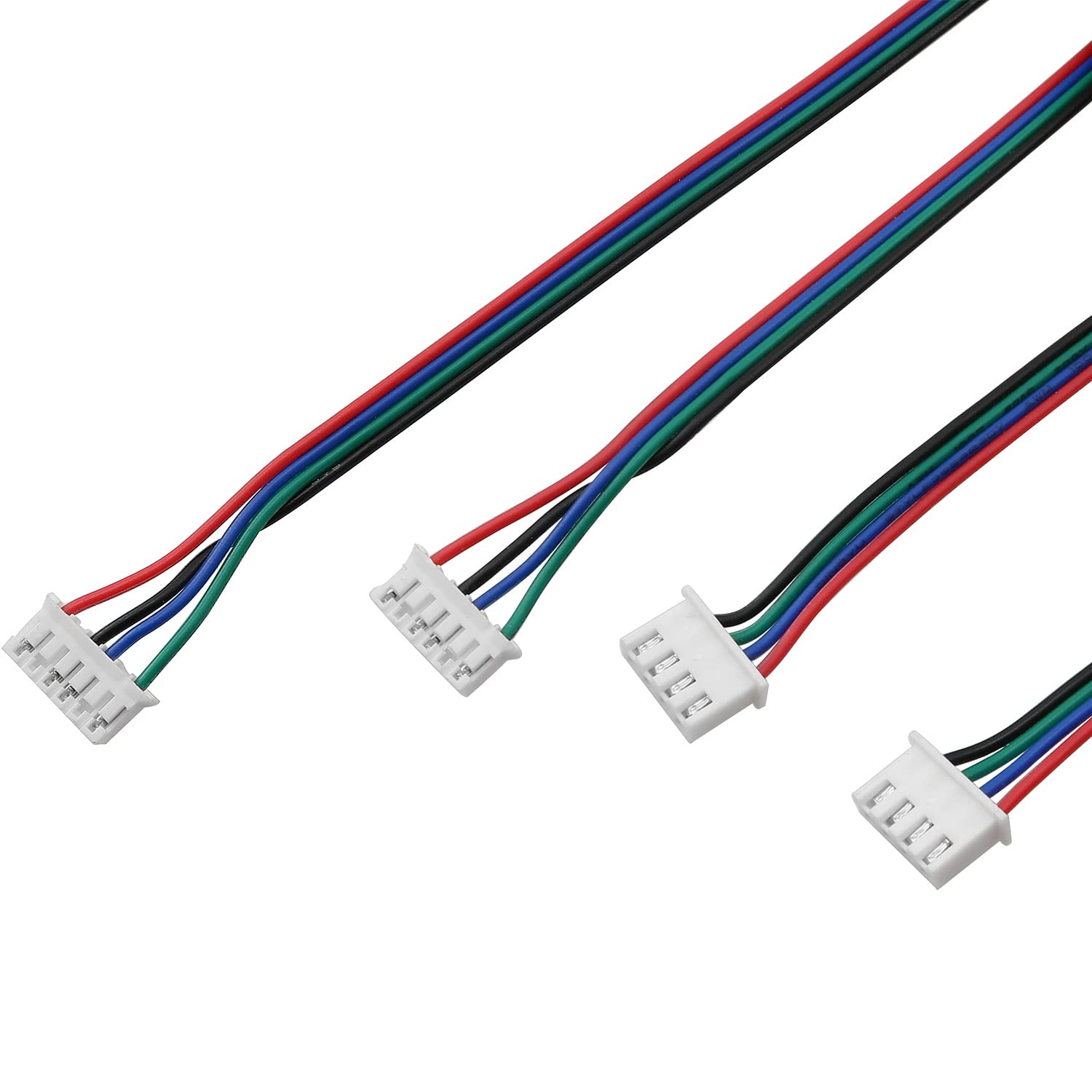 Amazon.com: BLLNDX Stepper Motor Wire 2PCS XH2.54-4P to PH2.0-6P 2m Color  Wire Stepper Motor Cables for NEMA 17 Stepper Motor 3D Printer Motor :  Industrial & Scientific