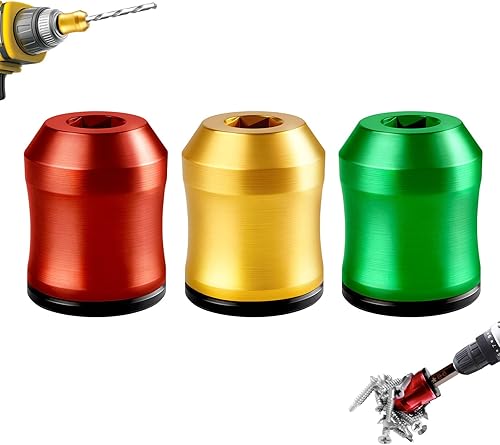 Anillo Magnético Fuerte para Tornillos, Anillo Magnético de Cabeza de Destornillador, Soporte Magnético Extraíble para Broca de Taladro