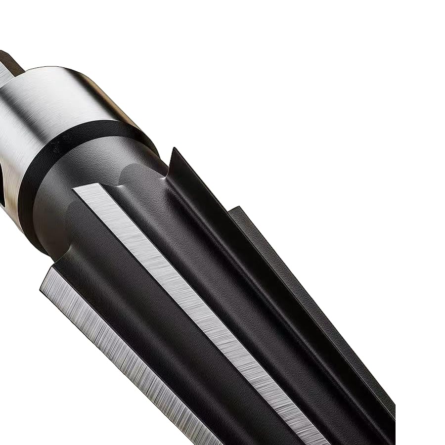 T Handle Tapered Reamer Tool, 6-Flute Chamfering Reamer, Electric and Manual Woodworking Hole Openers, Conical Hole Expander Reamer Cutting Tool，Dimensions: 3-13mm, 5-16mm, 5-22mm