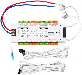 Treppen-LED-Bewegungssensor-Controller, LED Treppenbeleuchtung mit Bewegungssensor, 32 Stufen, Automatische Treppensteuerung