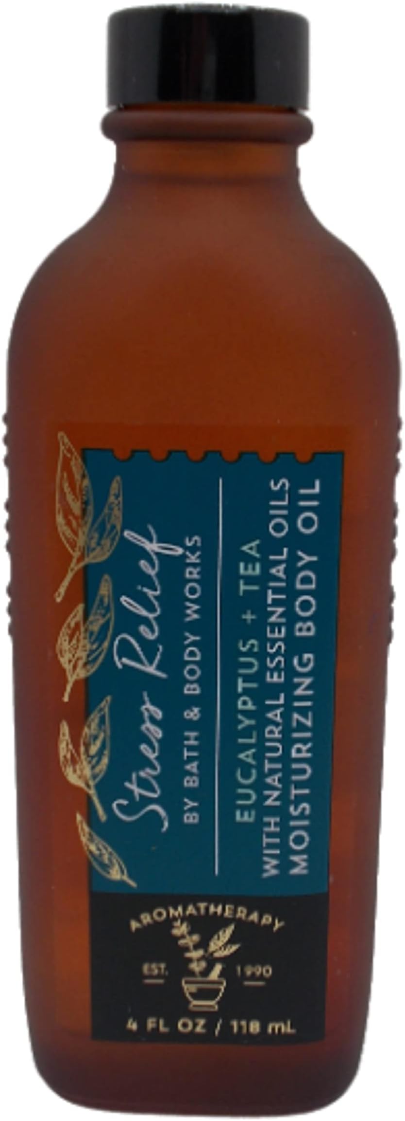 Bath and Body Works Aromatherapy Stress Relief EUCALYPTUS TEA Moisturizing Body Oil 4 fl oz
