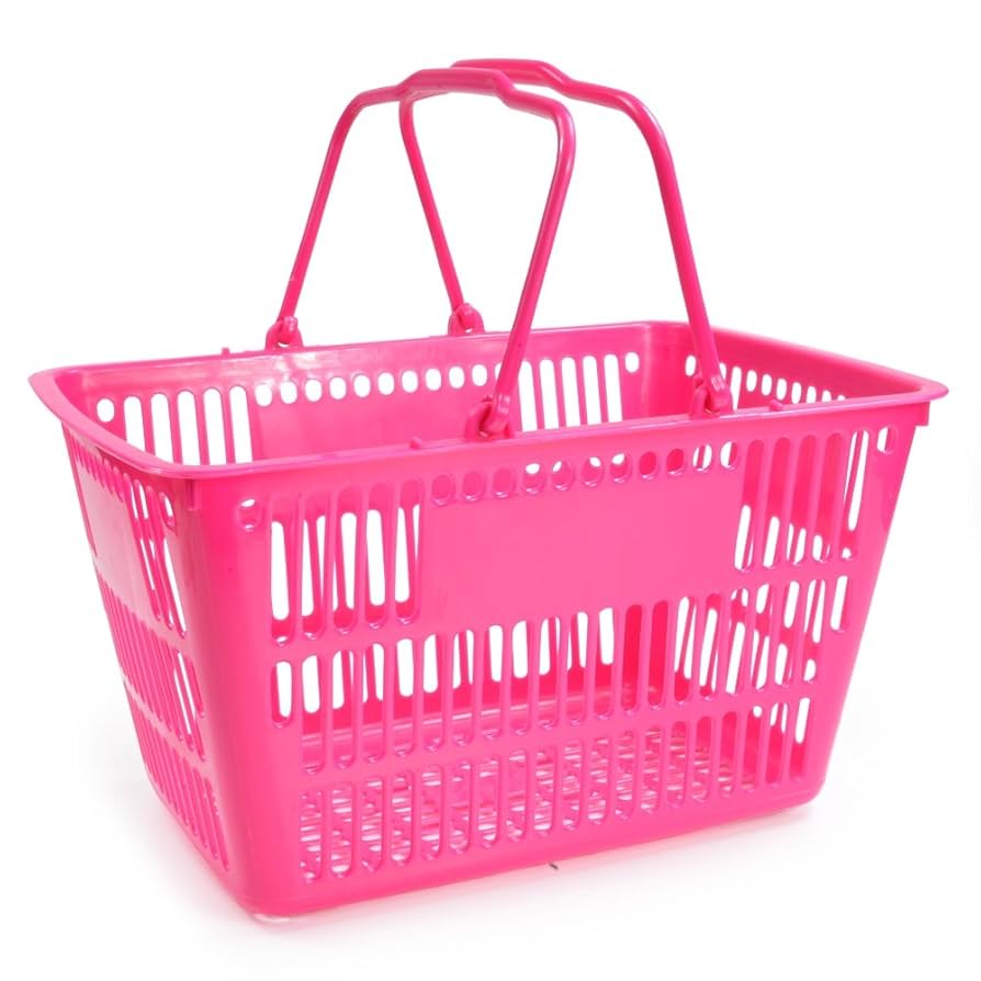 未使用品　ebagos オカイモノカゴ　ピンク ebagos お買い物バッグEワッペン PINK(サテン)エバゴス