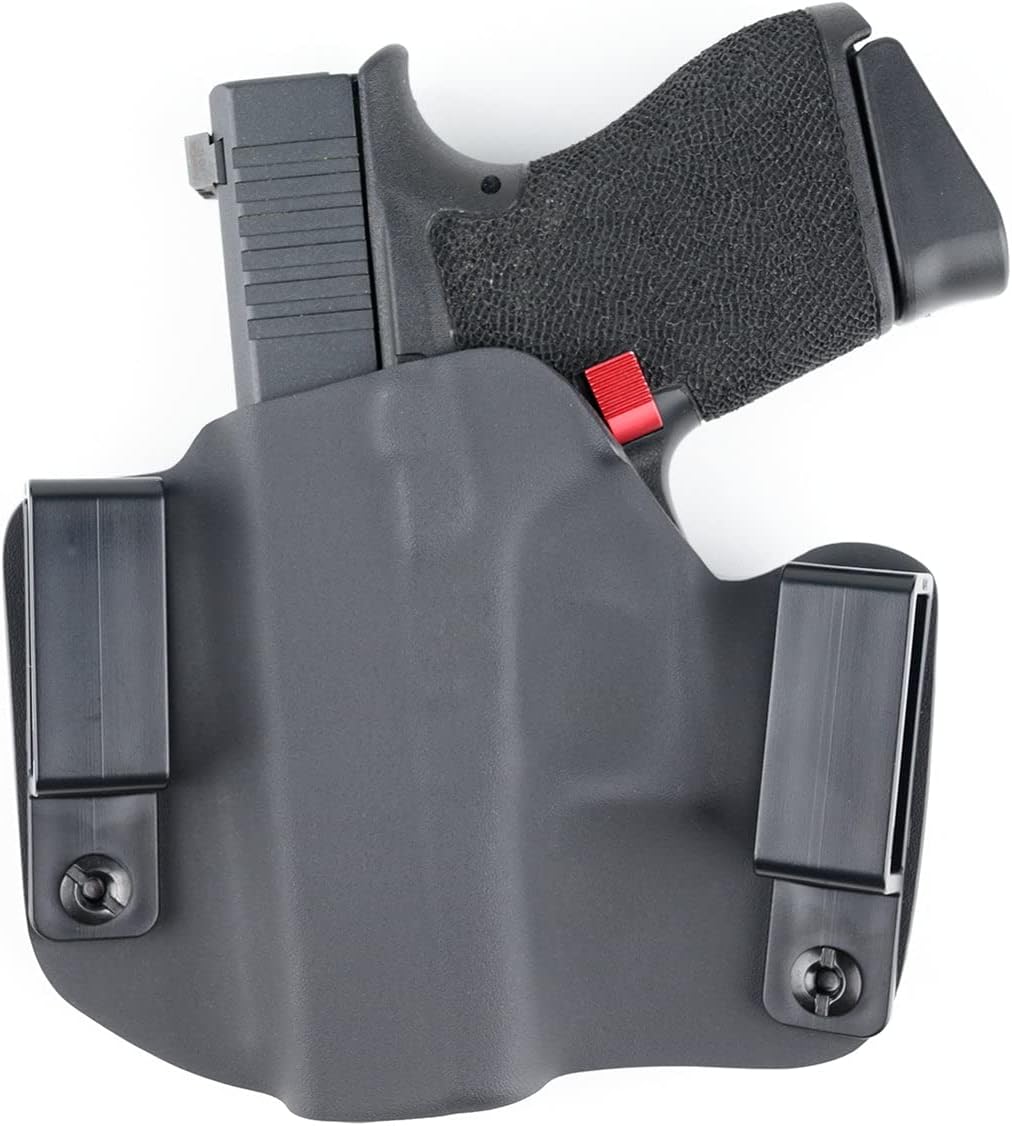 R&R Holsters OWB Holster - Small Frame - Black (Right-Hand, SIG P365 w/Crimson Trace - LG 422/422G)