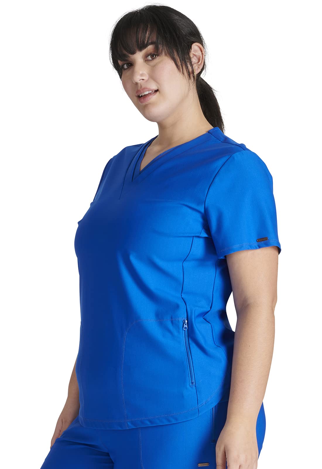 Cherokee Form CK843 - Camiseta quirúrgica para mujer con cuello en V