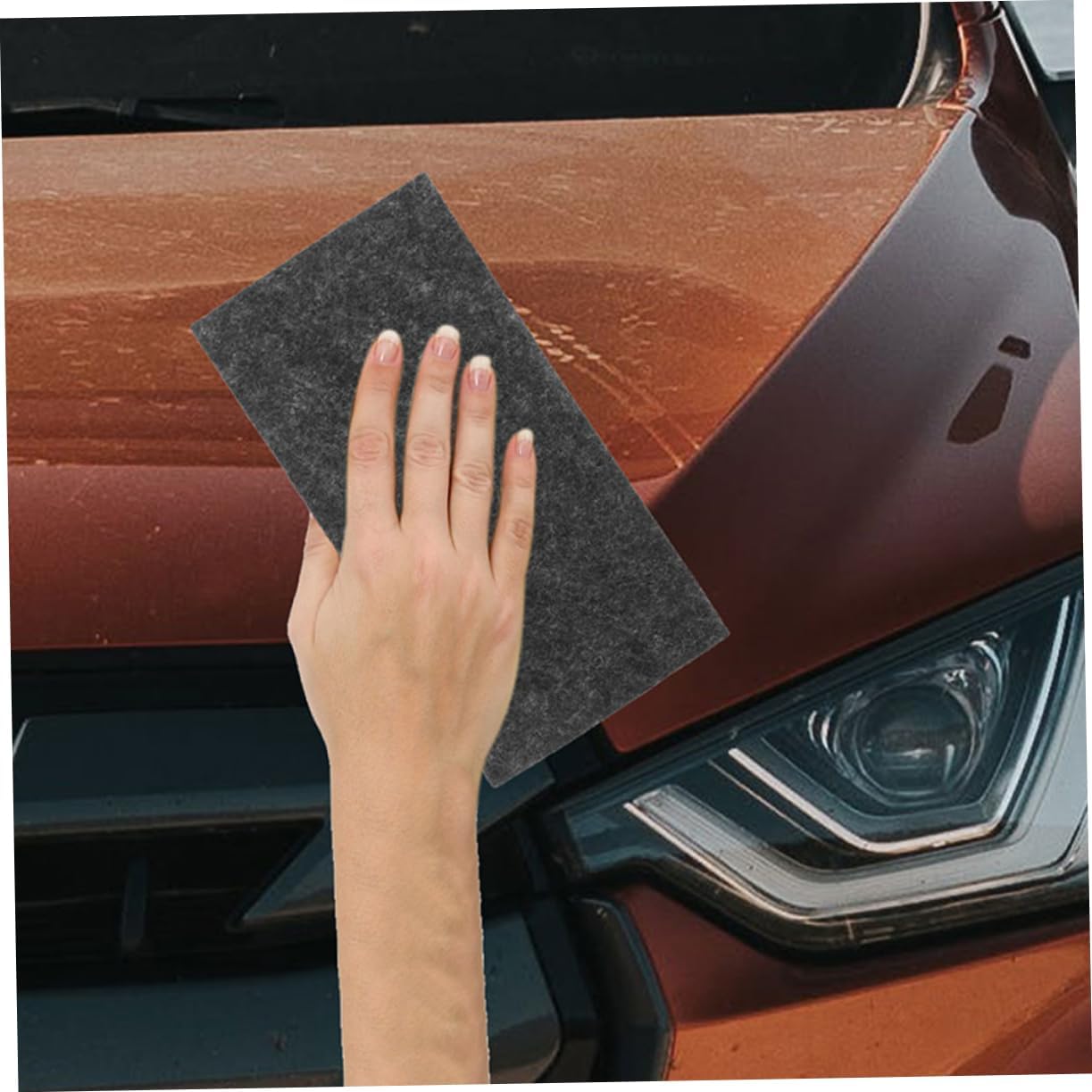 Luxshiny 5Pcs Nano Sparkle Cloth for Car Scratch Removal Multi Purpose Vehicle Scratch Repair Durable Nano Material for Fast and Efficient Car Paint Restoration Suitable