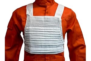 Star Wars Rebel X-wing Fighter Pilot Uniform, White Flak Vest Only