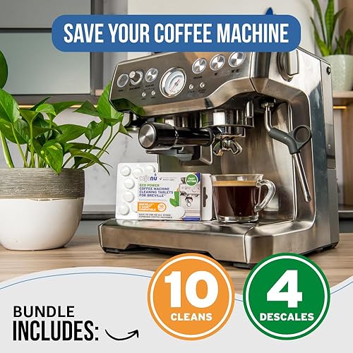 Miniatura 5 de Solución de descalcificación para máquinas Breville  2 botellas - 4 usos, 10 tabletas  Descalcificador elimina la cal, tabletas de máquina de café