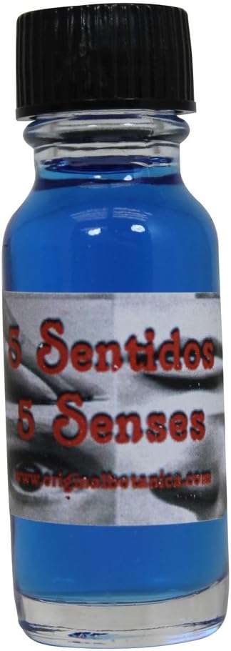 Original Pro​​du​​cts​​ Five Senses Oil for Witchcraft, Magical Spiritual Healing Anointing Oils for Spells and Candles Prayer Ritual Cleansing Protection Voodoo Wiccan Hoodoo