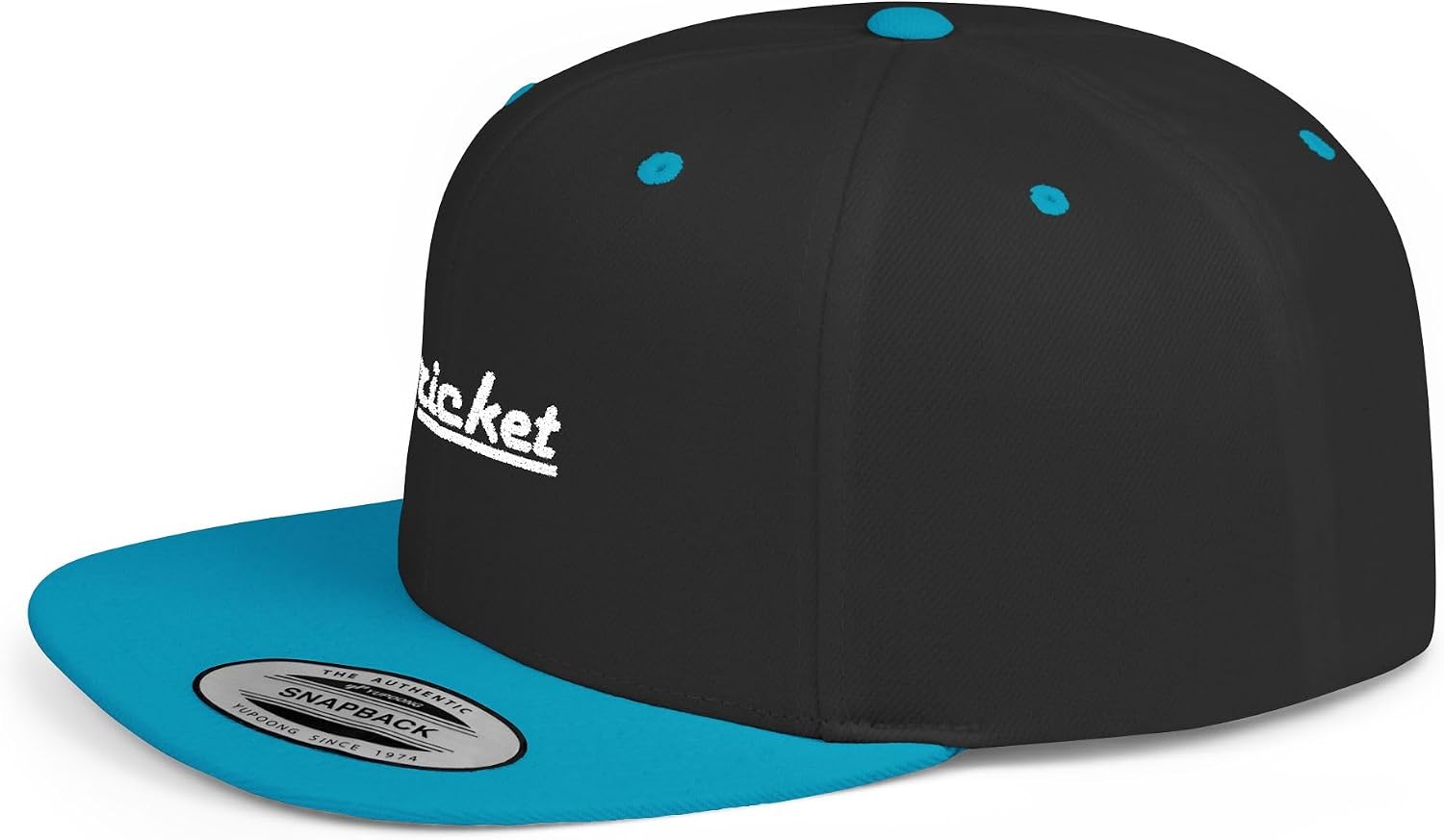 Cricket Flat Bill Snapback Cap - Premium Hat Gift with Embroidery