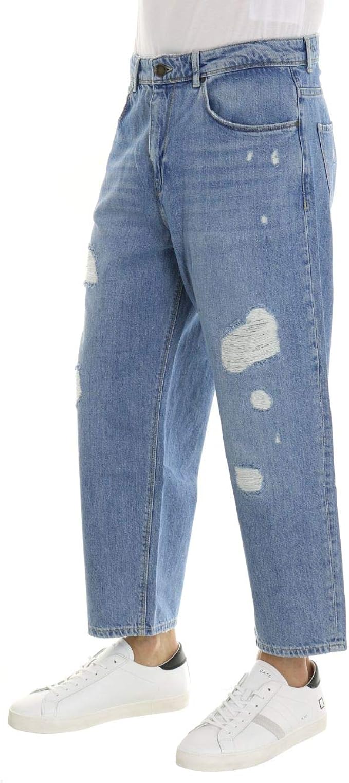 jeans uomo cropped