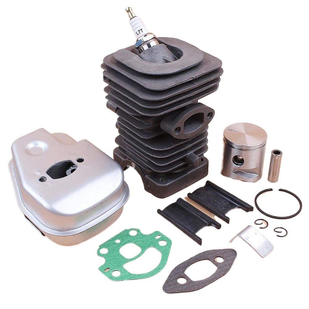 de Juntas de pistón de Cilindro, Pasador de 39mm y 10mm, Compatible con Piezas de Motor de Motosierra 235 236 236E 240 240E 545050417