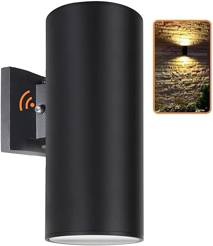 Miniatura 9 de Lámpara de pared para exteriores, iluminación exterior  Listado ETL, diseño de cilindro de montaje en pared impermeable de aluminio fundido a