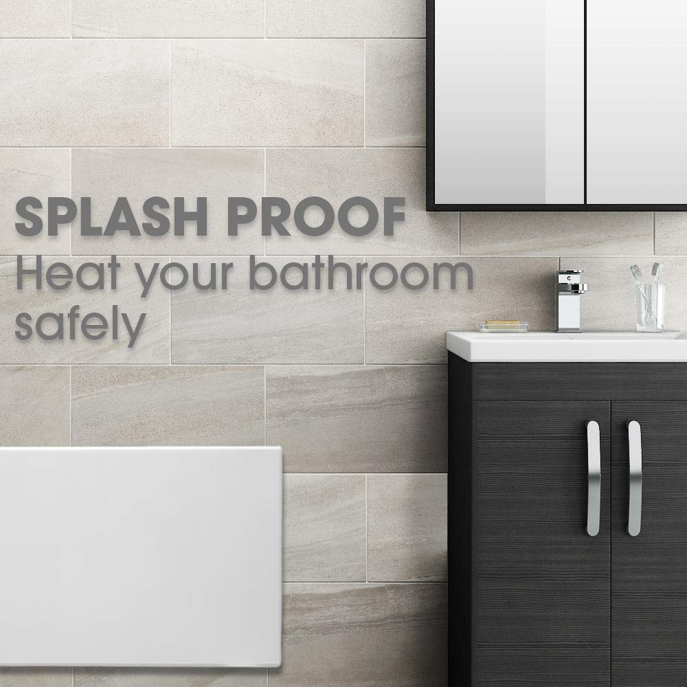 Purus Eco Electric Panel Electric Heater Bathroom Safe Setback Timer