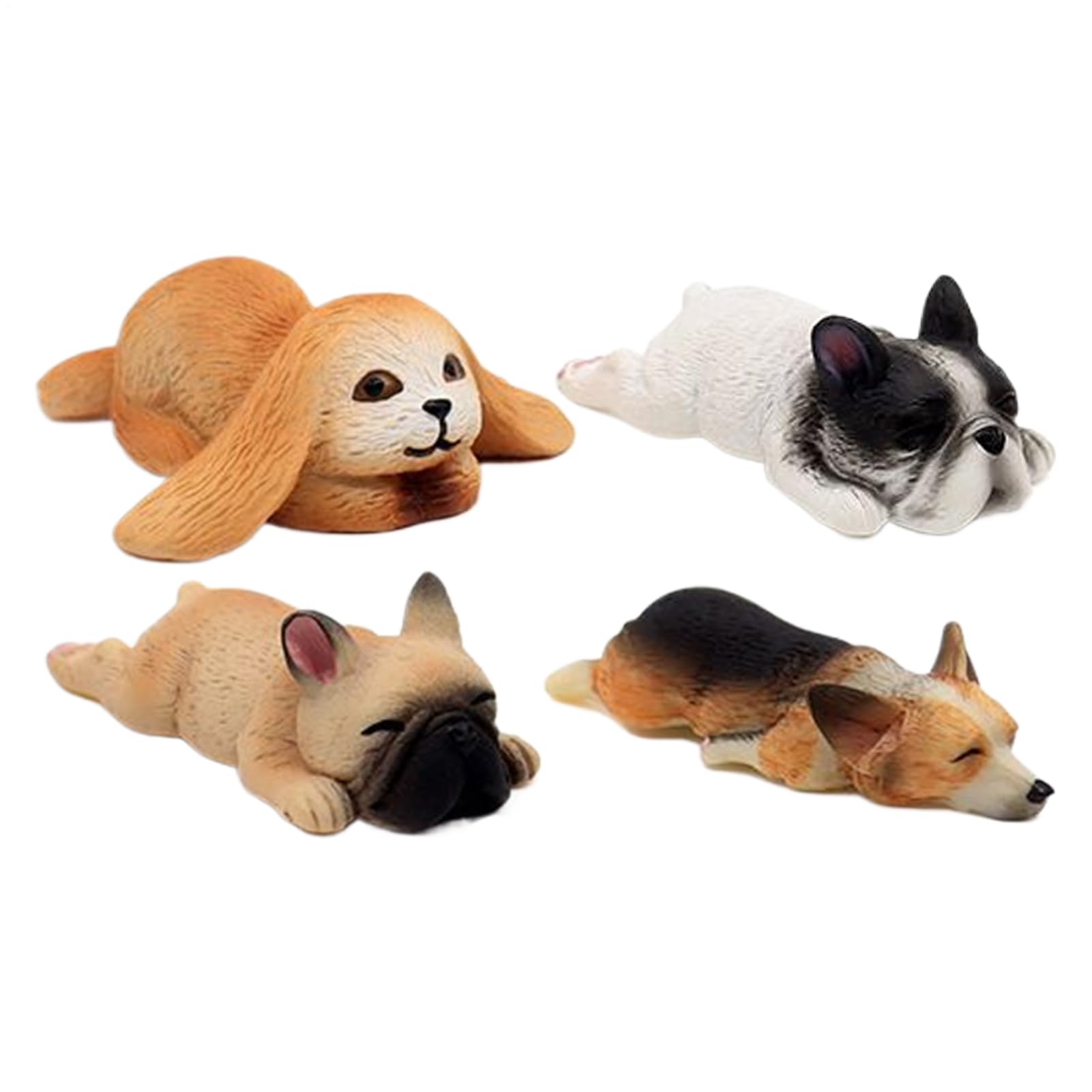 Figurines de chien de bureau magnétiques pour égayer votre écran et maison
