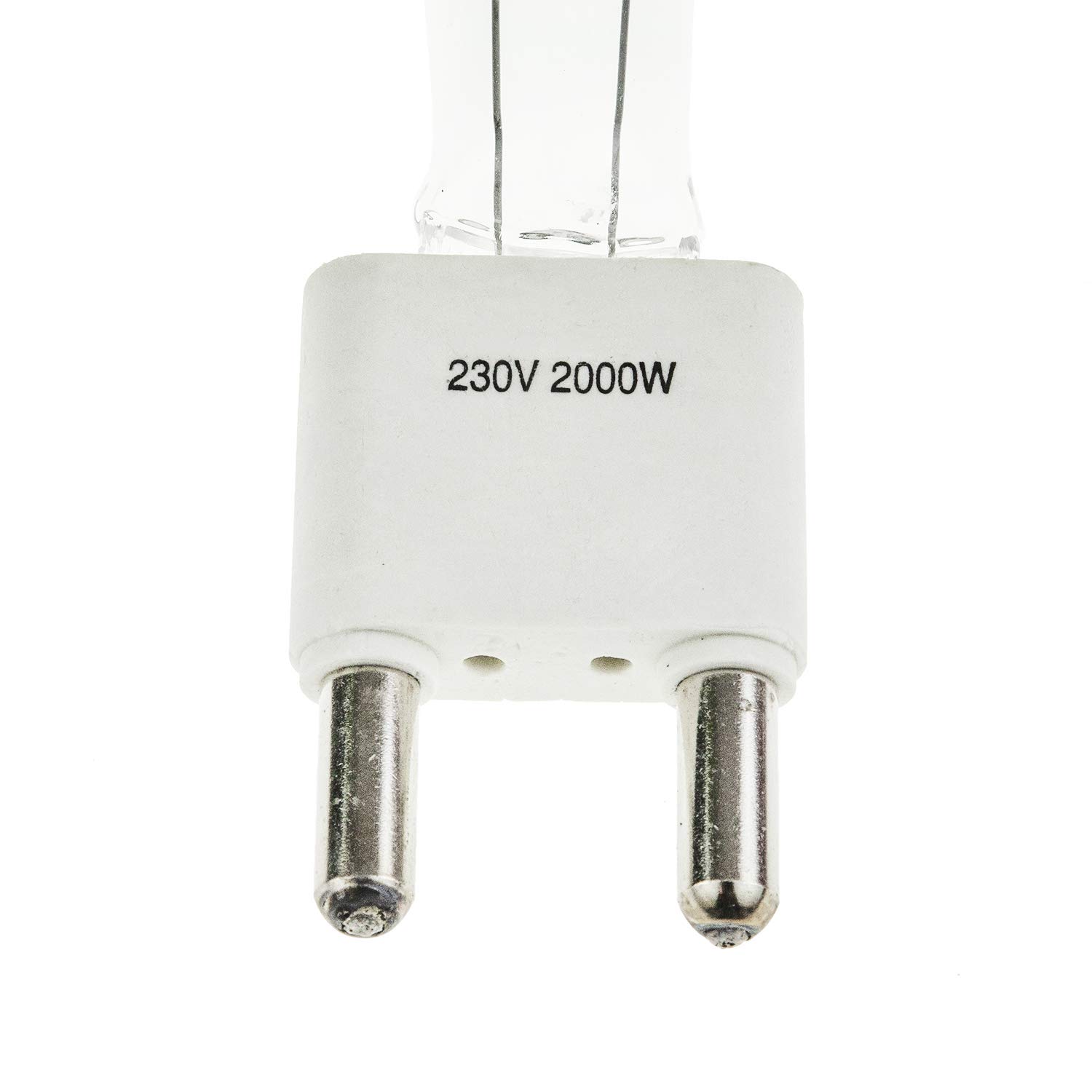 Pyxelstudio 5 x 2000W 3200K Halogen Glühlampe Halogenlampen Warmweiss Fresnel Tungsten Video Dauerlich Lampe 230V GY38