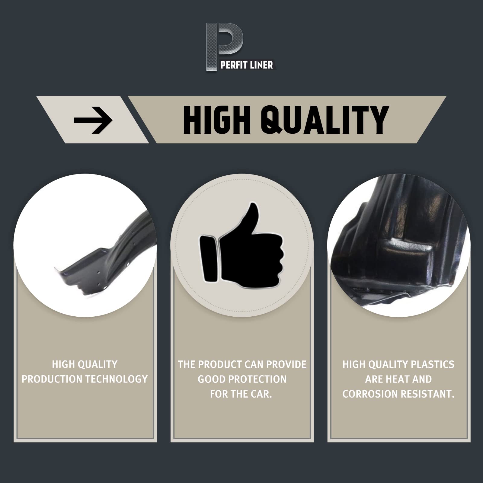 Amazon.com: Perfit Liner New Replacement Parts Front Driver Left  