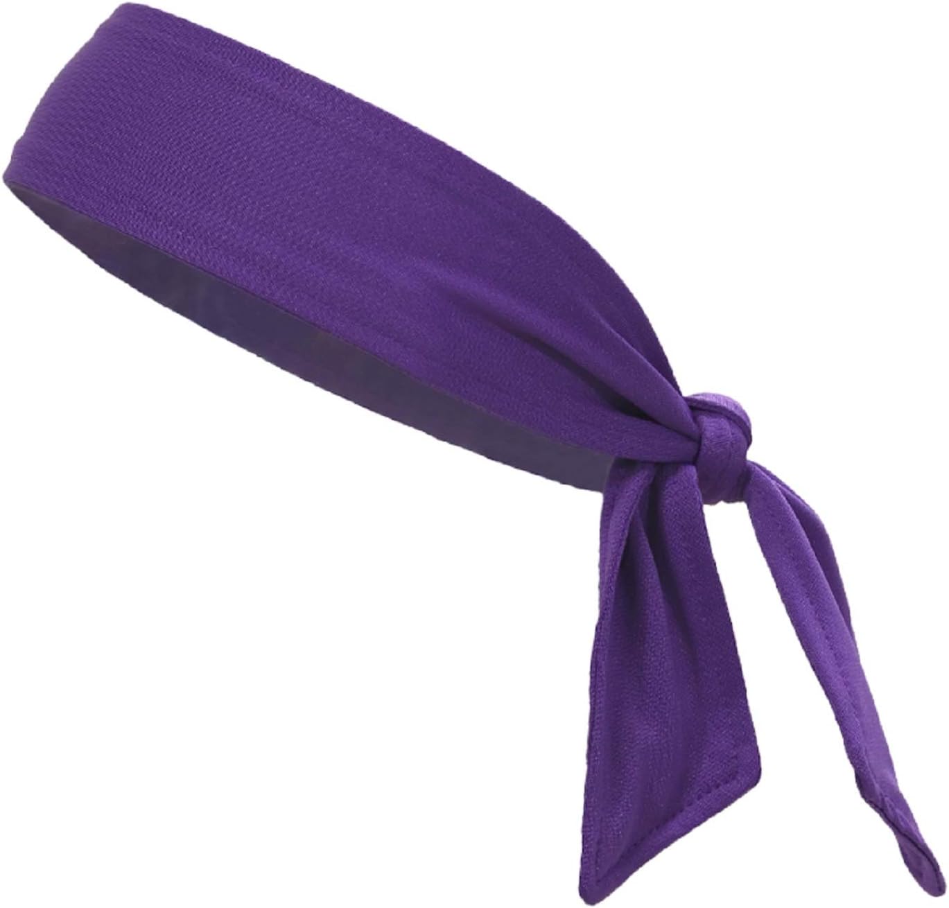 Headbands Tie on Headband for Women Men Running Athletic Hair Head Band Elastic Sports Sweat Basketball Sweatband Stetchy Yoga Workout Sweatbands Adjustable Non-Slip Moisture Wicking
