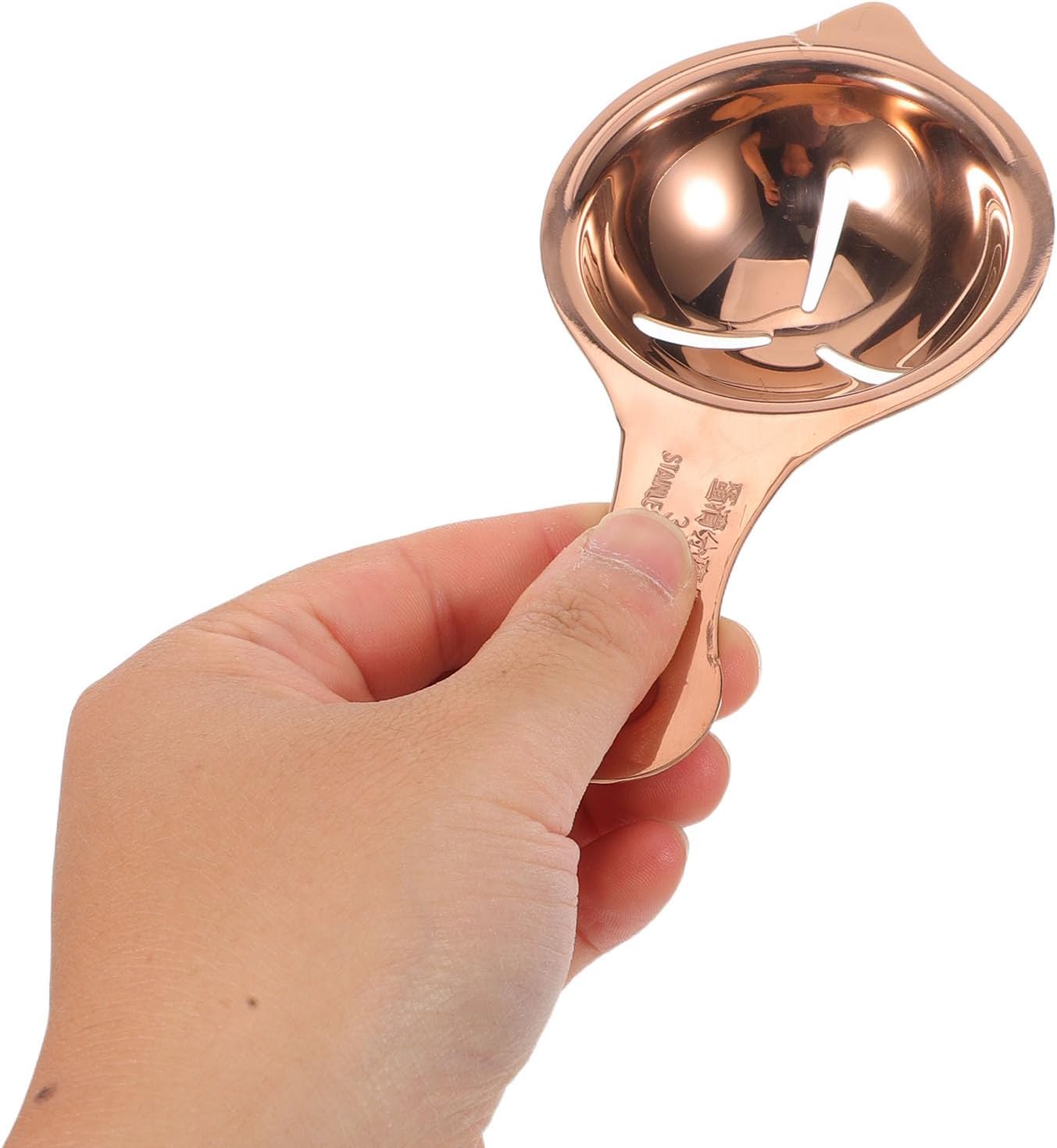 Cabilock Egg Separator Yolk White Filter Divider Stainless Steel Sieve Cooking Baker Tool Egg Extractor Kitchen Utility Gadget Cooking Baking Tools
