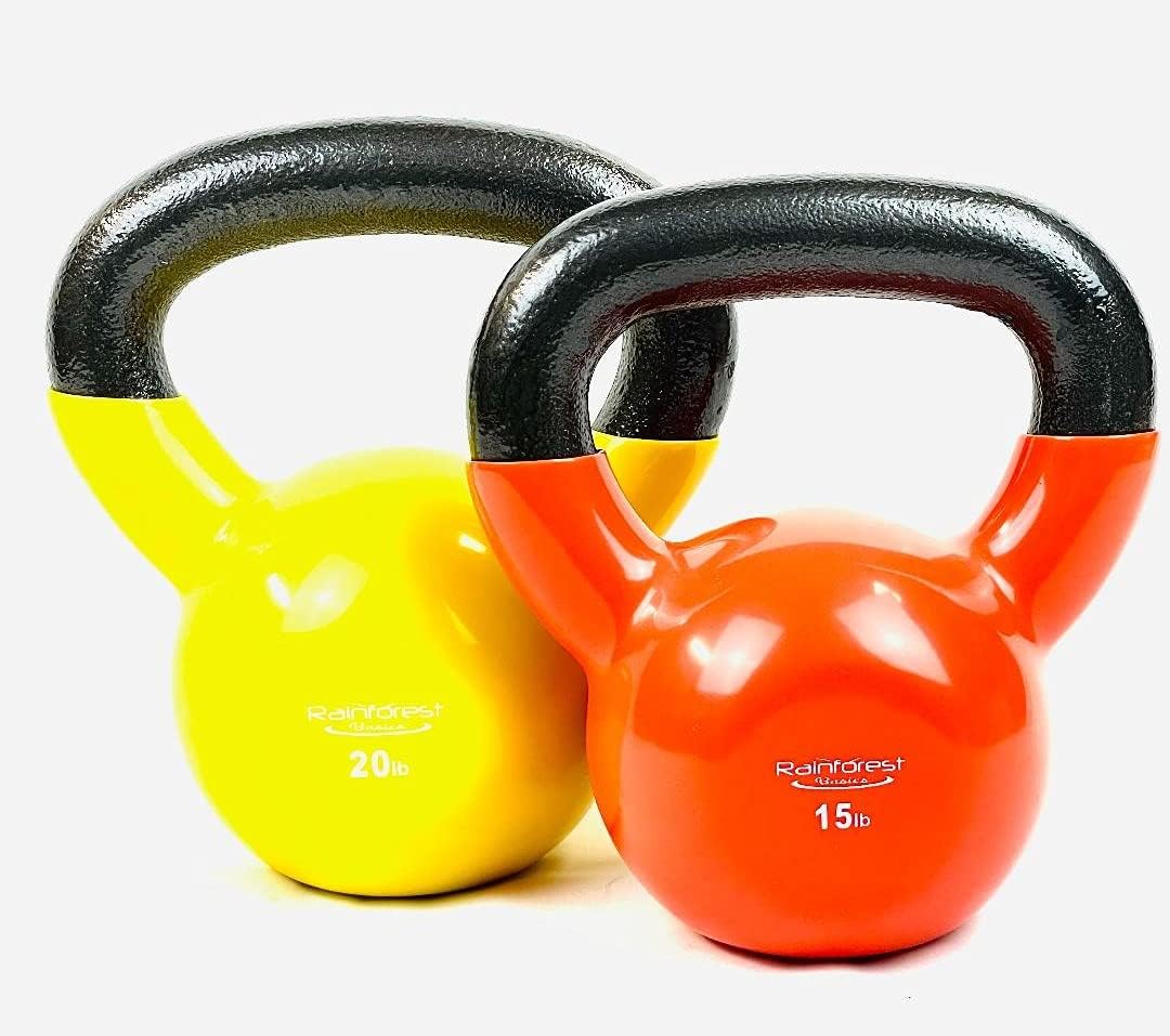 Vinyl Coated Cast Iron Kettlebell Weight