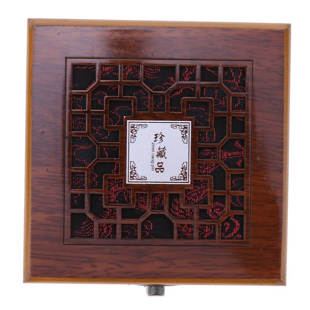 TWISAXC Artistic Wooden Ring Display Case Luxurious Silky Lining High-End Jewelry Organizer Storage For Weddings Wedding Gift Case Ring Jewelry Box Gift Box