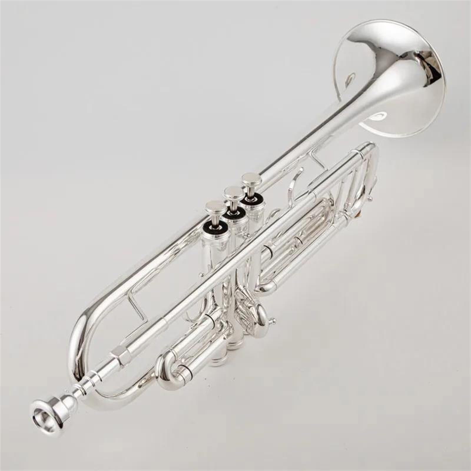 Standard Trąbka Trąbka B Flat Srebrna Pozłacana Profesjonalna Trąbka Instrumenty Muzyczne Początkujący Trąbka Wykwintna