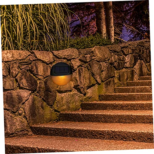 Angoily 1Pc Do Pátio Cerca Do Jardim Lanterna Solar Luzes Dianteiras Decoração Deck Em Mudança Pared